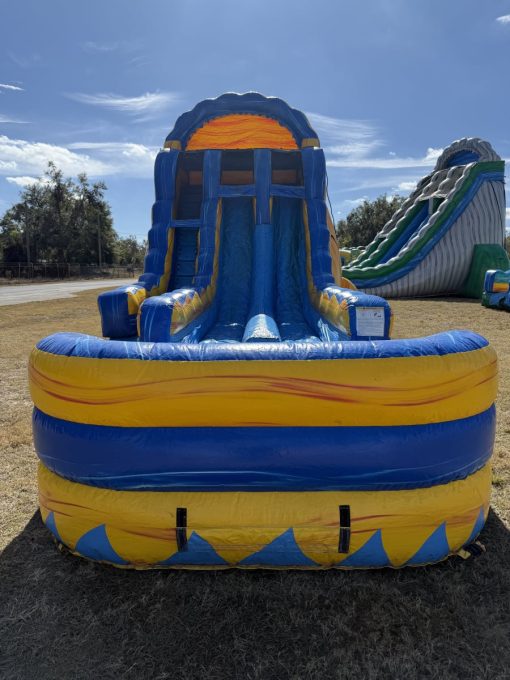 20′ Lava Falls Double Lane Water Slide – Top-Tier Inflatable Party Rentals